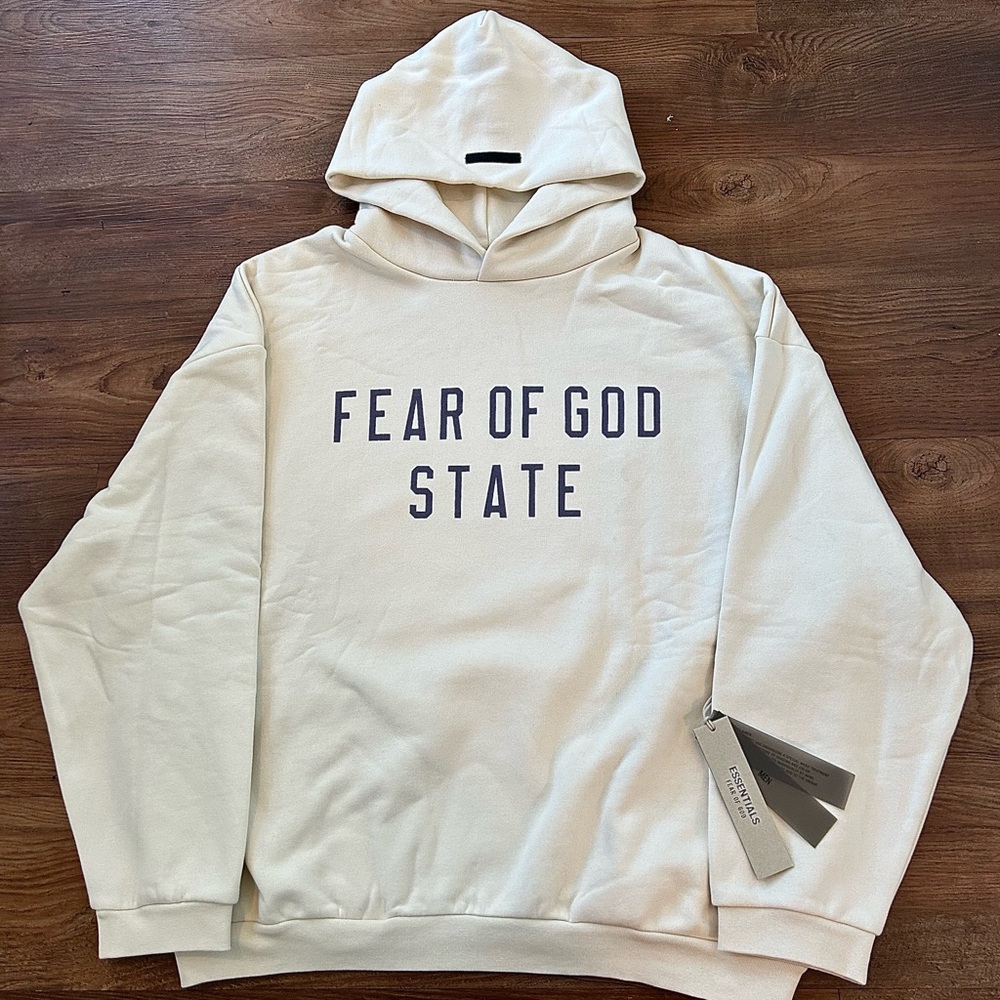 New Authentic Essentials Fear of God State Hoodie Shell Size M, L